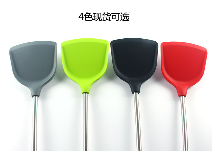 硅膠鍋鏟安全嗎，硅膠鍋鏟高溫有毒嗎，硅膠鍋鏟可以下油鍋嗎